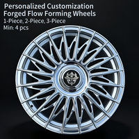 Rines de Aleación Forjada Flowtone de 20 y 21 Pulgadas, Personalizables, Multirradio, 5x112/120, Ligeros, para Autos de Pasajeros