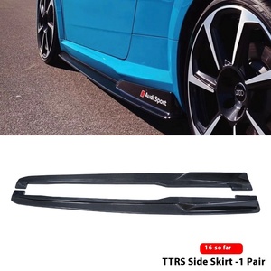 For 2016+ TT TTRS Modified Carbon Fiber Side Skirt With Stainless Steel Large Surround <b>Cover</b> Small Bag A00000000000000000 T - Product Image 6