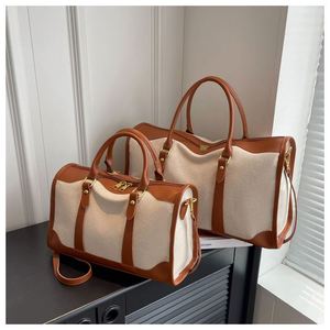 Bolsa de Viaje de Lona Unisex, Bolso de Mano Moderno, Deportivo, para Fitness, Viajes de Negocios, de Gran Capacidad - Product Image 3