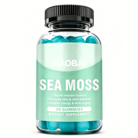 Gummies de mousse de mer de haute qualité OEM/ODM – Capsules stimulant l'immunité et détoxifiantes pour adultes – Compléments de santé
