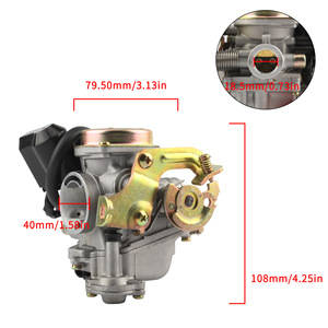 Carburador para Motocicleta/Scooter Zuqing GY6 50Cc, 18Mm PD18J, para Modificación de Motor - Product Image 2