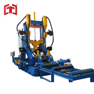 HJ15 H- Beam Fabrication Machine Assembly Welding Straightening Integrated Machine