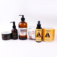 Etiqueta Adhesiva de Vinilo Impermeable Personalizada para Embalaje de Cosméticos, Etiqueta de Código de Barras, Etiqueta Adhesiva de Lujo con Lámina Dorada, Etiquetas Impresas en Rollo