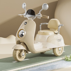 Motocicleta Eléctrica Recargable Clásica de 6v para Niños, con Música y Luces, Triciclo, Auto, Gran Venta - Product Image 3