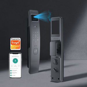 Serrure de porte intelligente avec reconnaissance faciale 3D, mot de passe numérique, sécurité sans clé, contrôle automatique par application Tuya, Wifi, aluminium, acrylique - Product Image 2