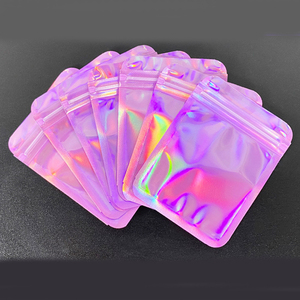 7.5x12cm Laser Internal Printing Yin-Yang Bag Factory Wholesale Colorful Foil Jewelry Sealing Pocket - Product Image 2