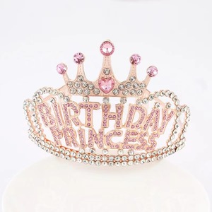 <span class=keywords><strong>Accessori</strong></span> personalizzabili della corona del regalo di compleanno delle donne con il cristallo di strass <span class=keywords><strong>per</strong></span> la fornitura diretta della fabbrica delle decorazioni di nozze - Product Image 1