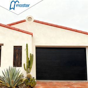 Porte de garage double de style nord-américain Master Well, porte de garage sectionnelle moderne de luxe, porte de garage commerciale - Product Image 1