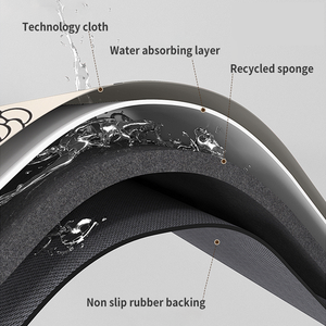 <span class=keywords><strong>Tapis</strong></span> <span class=keywords><strong>de</strong></span> bain en diatomite avec noyau à absorption rapide pour <span class=keywords><strong>devant</strong></span> l'évier, pour garder le <span class=keywords><strong>sol</strong></span> sûr et sec, avec un dos antidérapant robuste - Product Image 5