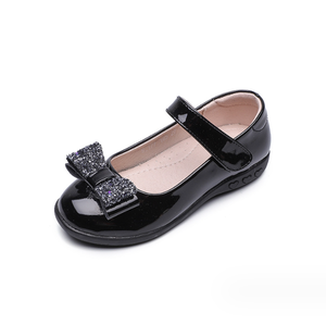 Zapatos de Vestir de Cuero Negro con Lazo para Niñas, Zapatos de Princesa para Actuaciones Escolares - Product Image 6