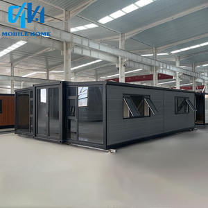 Sicurezza prefabbricata casa contenitore espandibile casa in acciaio struttura prefabbricata casa casa casa portatile Casas Prefabricadas - Product Image 2