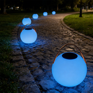 Lampe LED décorative portable avec haut-parleur et veilleuse à modes multicolores pour événements extérieurs et musique – Commande en gros - Product Image 3