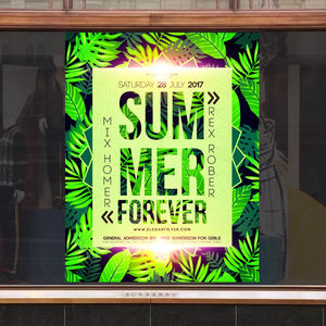 Aangepaste Afdrukken Verwijderbare Grote Maat Zelfklevende Poster Sticker Flyer Reclametentoonstelling Promotieposters - Product Image 5