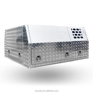 Ute, UTV, kamyon, römork için köpek kutusu kafesi ile alüminyum tepsi ve kanopi/araç kutusu - Product Image 3