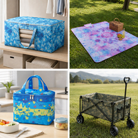 Tissu Oxford en polyester recyclé imprimé numériquement avec des motifs de dessins animés pour sac à dos, bagages, sac d'école, sac fourre-tout, poussette pour bébé