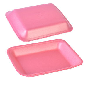 Vassoio in Plastica PET Riciclabile Monouso per Imballaggio di Frutta Verdura e Carne per Supermercati - Product Image 1