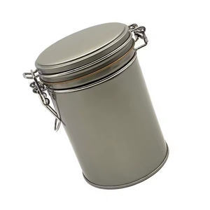 Boîte de fer ronde pour des collations de thé fraîches étanches à l'humidité boîte de conserve multi-grains pour l'emballage de chocolat de bonbons alimentaires - Product Image 6