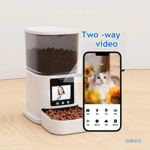 Meilleures ventes Distributeur automatique de nourriture pour animaux de compagnie avec caméra vidéo bidirectionnelle 5G Surveillance de la nourriture pour chats et chiens Distributeur intelligent de nourriture pour animaux de compagnie avec caméra réglable pour animaux de compagnie - Product Image 5