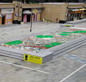 Layar Led interaktif dinding Video Led panggung konser dapat digulung layar tari lantai berdiri P3.91 dukungan berdiri terpasang sentuh - Product Image 3