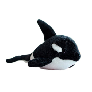 Peluche géante <span class=keywords><strong>de</strong></span> baleine orca réaliste, jouet en peluche <span class=keywords><strong>de</strong></span> requin noir, animaux marins en peluche - Product Image 6