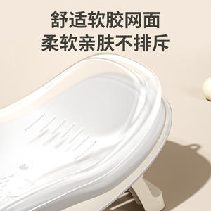 Support de baignoire pour bébé WOW en forme de pomme, en matériau PPTPE, antidérapant, pour nouveau-nés et nourrissons de 0 à 12 mois - Product Image 3