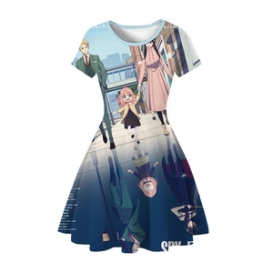 16 Estilos de Vestidos de Anime para Niñas, Disfraz de SPY FAMILY, Ropa con Estampado Digital 3D - Product Image 4