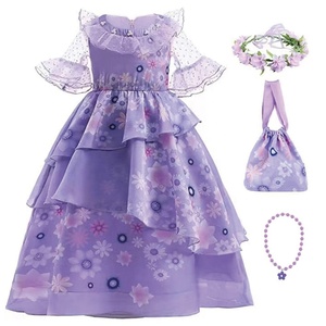 Costume da Principessa Isabella <span class=keywords><strong>Madrigal</strong></span> di Encanto per Bambini, Abito per Carnevale, Natale e Halloween 2026 - Product Image 1