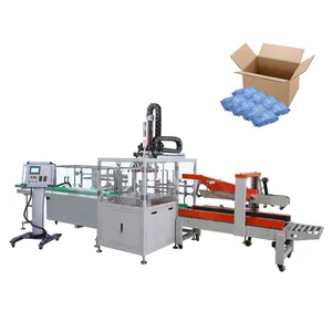 UR-CP550 Corrugated Carton Automatic Compact Shipping Case Packer Machine Case Erector And Packer