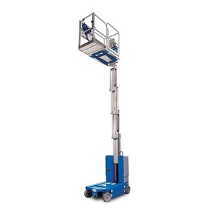 Genie 4-16m điện di động Scissor Lift 4-16M trên không làm việc nền tảng giảm giá điện thoại di động kéo Lift cho kho - Product Image 3