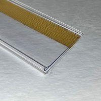 Bande de bord d'étagère en plastique prix porte-billets étagère de supermarché porte-étiquettes bandes de données adhésives pour étagères