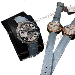 Orologio da Polso alla Moda per Uomo e <span class=keywords><strong>Donna</strong></span> con Cinturino in <span class=keywords><strong>Acciaio</strong></span> Placcato Oro, Diamanti, Impermeabile, Movimento Seiko, Cassa in <span class=keywords><strong>Acciaio</strong></span> Inossidabile BV - Product Image 2