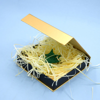 Petite boîte rigide pliable en métal, bois et acrylique, gaufrée, multi-usages, pour rangement d'accessoires, porte-clés, avec serrure à empreinte digitale sécurisée