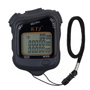 นาฬิกาจับเวลาแบบดิจิตอลหลายช่องสัญญาณ KTJ รุ่น TA330 3 ตัวจับเวลา พร้อมสายคล้องคอ สำหรับการฝึกซ้อมกีฬา - Product Image 2