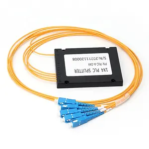 FTTH GPON EPON optik sıyırıcı Fiber optik PLC bölücüler 1*8 yollu ABS kutusu SC APC UPC