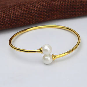 Pulsera y Anillo de Plata S925 Hechos a Mano para Mujer, Accesorios DIY Gruesos y Atrevidos con Doble Perla de 6mm - Product Image 3