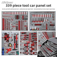 Vente en Gros OEM Coffret d'Outils Professionnel 339 Pièces Acier Chrome Vanadium Clé à Cliquet Douille 1/2 Pouce Pinces Réparation Automobile Garage