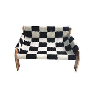 Nhà Máy Bán Buôn Mùa Hè Phổ Có Thể Tháo Rời Có Thể Giặt Mèo/Con Chó Giường Bằng Gỗ Mèo Sofa Giường Vật Nuôi Thiết Kế Internet Người Nổi Tiếng Giường Con Chó - Product Image 5