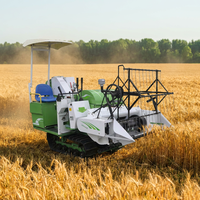 Moissonneuse-batteuse combinée compacte Wubota de haute précision pour riz et petites graines