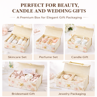 Boîte magnétique de luxe personnalisée pour bougies parfumées et emballages de parfums, boîte cadeau avec poignée pour l'aromathérapie et les ensembles de diffuseurs