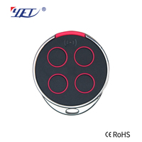 YET2174 Nouvelle conception Télécommande universelle sans fil RF 433 MHz pour porte de garage, télécommande de porte, porte-clés