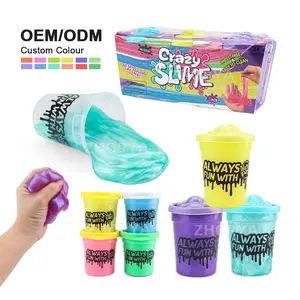 Leemook Schlussverkauf 3 Farben durchsichtiger Kristall-Schlamm-Spielduft Täuschung Spiel Geburtstagsgeschenk Ton-Set DIY-Schlamm für Kind