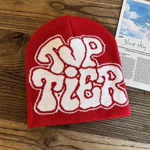 2025 Otoño/Invierno nuevo Beanie cálido y elegante tejido Beanie carta pareja sombreros - Product Image 1