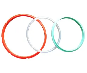 5qt/6qt/8qt/10qt food grade clear/red/blue/green silicone o-ring instant cooker silicone sealing o ring for cooking Pot