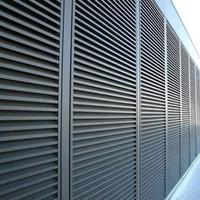 Grille de ventilation verticale moderne de type Z pour CVC, avec cadre en alliage d'aluminium, écologique