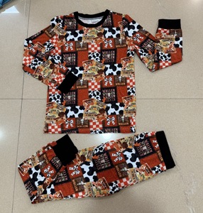 オースティンベラ カスタムキャラクター 竹製ベビー服 キッズベビーパジャマ ジッパー付き服 クリスマス ハロウィン ウェスタン スリーパー 寝間着 - Product Image 4