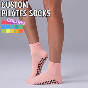 Calcetines de Pilates BiLu para Mujer, Calcetines de Yoga Antideslizantes con Suela de Silicona para Clases de Barre - Product Image 1