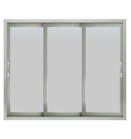 Ventanas Corredizas Modernas de Aleación de Aluminio con Malla Antimosquitos de Acero Inoxidable, Ventanas Corredizas Antihuracanes para Uso en Viviendas y Villas