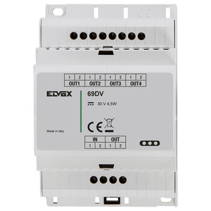 Modulo Relè Elvox 69DV 30V 4.5W a 4 Canali per Apparecchiature di Distribuzione Elettrica - Product Image 1