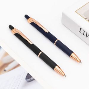 Stylos à bille en métal Persol PS-20250828-9, écriture fluide, luxe léger, signature professionnelle, stylos noirs, logo personnalisé, promotionnels - Product Image 3