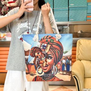 Sac fourre-tout en toile personnalisé, sac de shopping avec poche externe et fermeture à glissière - Product Image 4